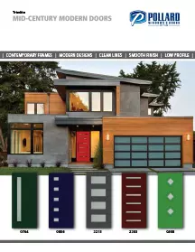 Modern Designer Windows and Doors at Burlington brochure