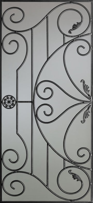 Verona Doorlite Wrought Iron