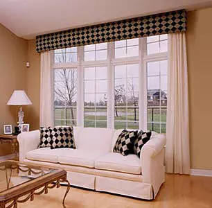 photo of living room with large windows