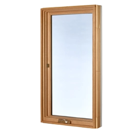 Side view of casement wood windows - premium wood window by Pollard Windows and Doors