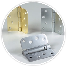 photo of door hinge options