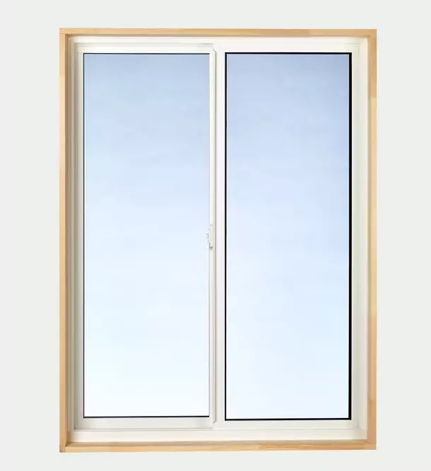 Horizontal Slider Window - interior front view