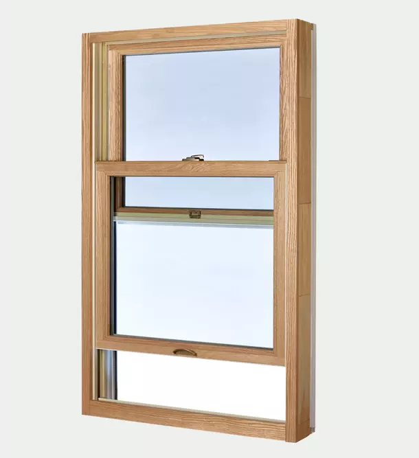 Single Hung Window - open bottom window view