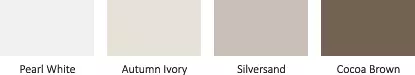 Pollard windows liberty standard colors options