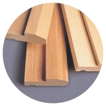 Natural wood finishes for interior window casing