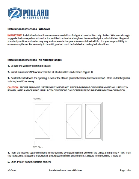 Window Installation Guide